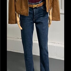 Agolde dark Blue Jeans Riley Jean